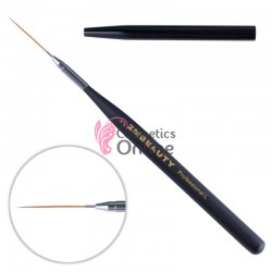 Pensula de unghii 2M Black Beauty pentru pictura din par natural Decor L